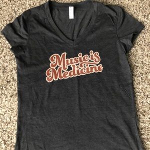 Music is medicine tee shirt